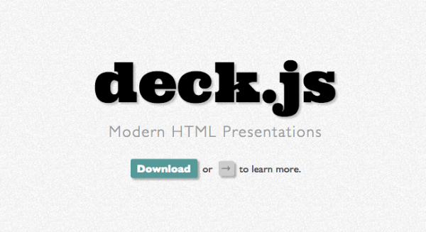 top best html5 and javascript presentation framework - deckjs