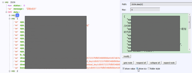 show icon can see json type json-handle