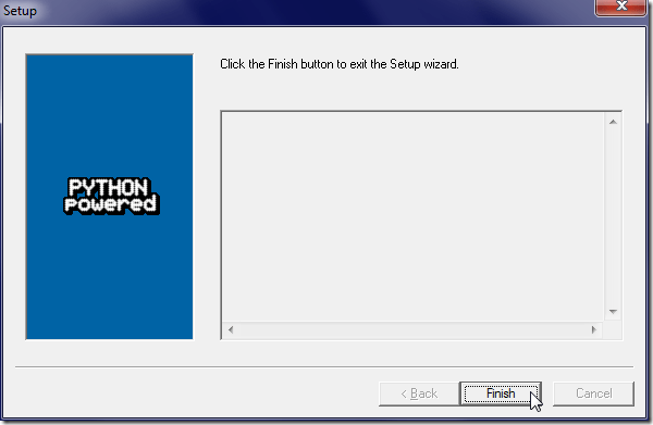 done to finish install mysql for python 2.7 version_thumb