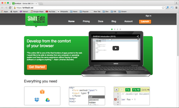 best free IDEs and Editors for programmers and designers  - shiftedit