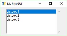 列表框 2