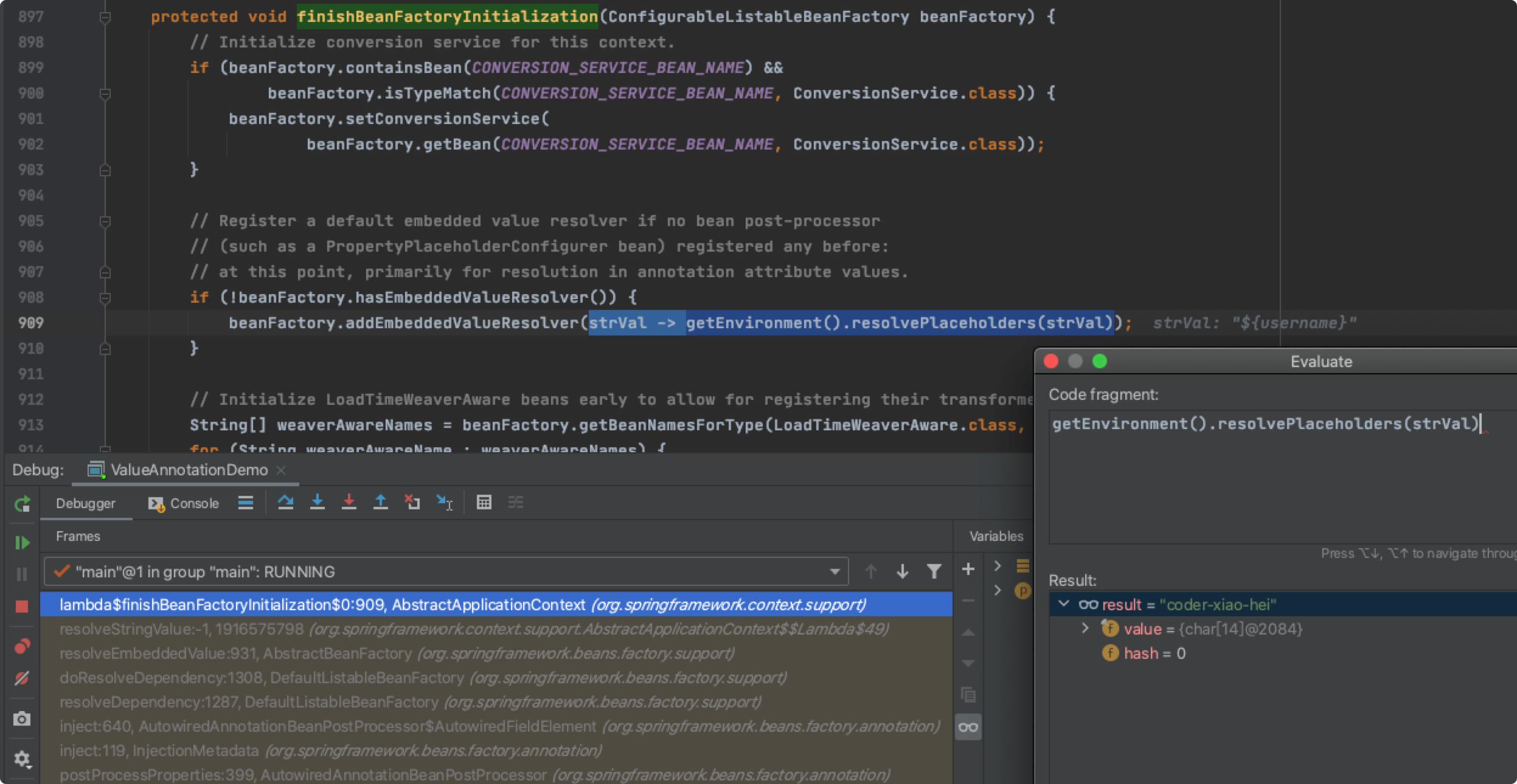 AbstractApplicationContext#finishBeanFactoryInitialization