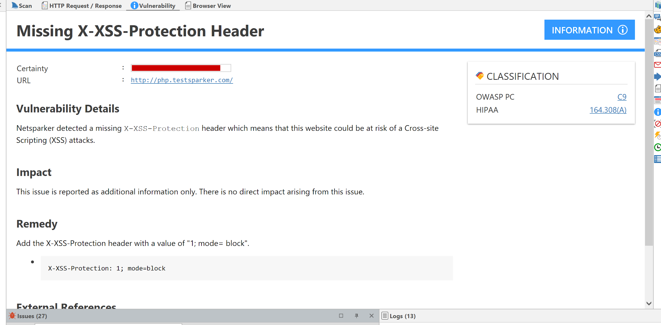 The Different X-XSS-Protection Header Directives
