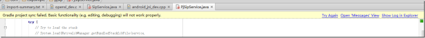 Android Studio Gradle project sync failed