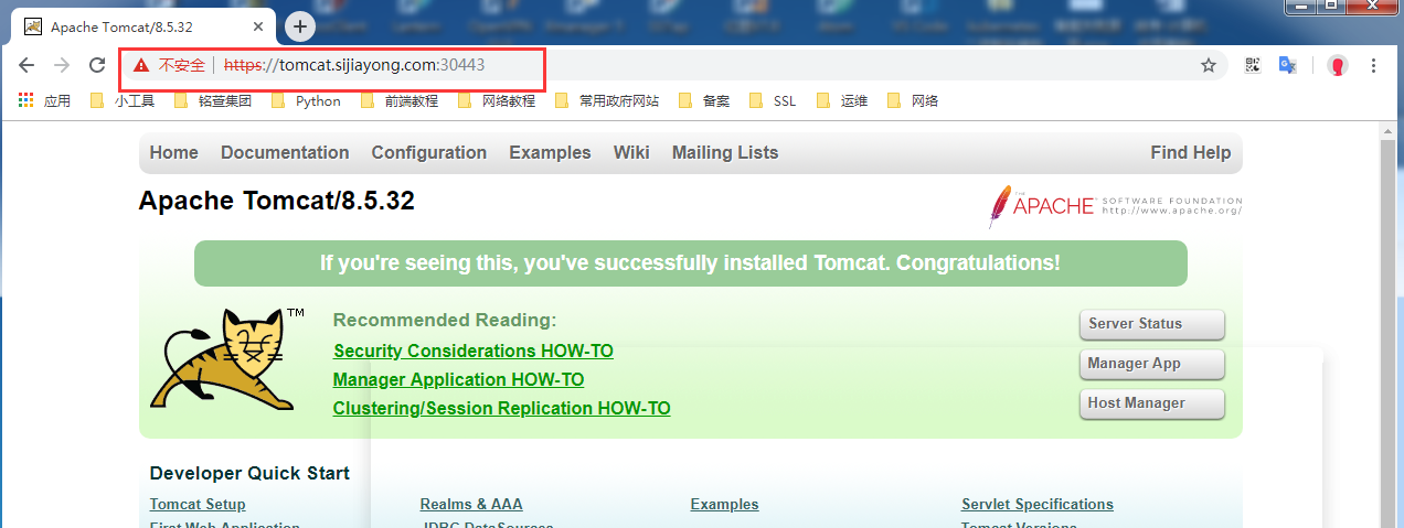 tomcat https訪問測試