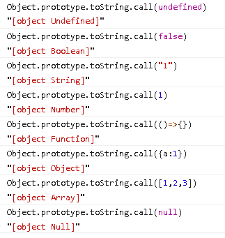 用Object.prototype.toString.call来判断