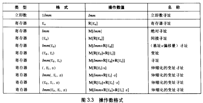 操作数格式