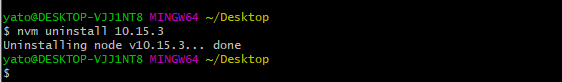 uninstall