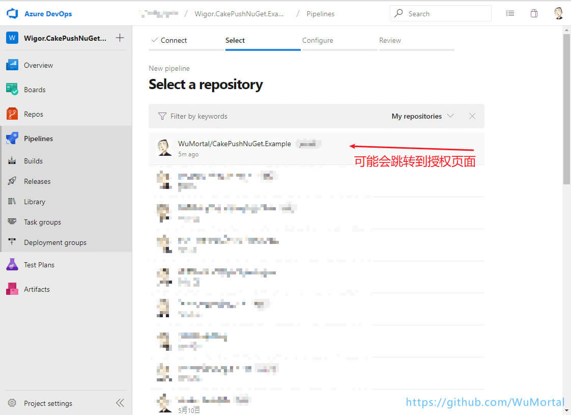 AzureDevops Pipelines 使用