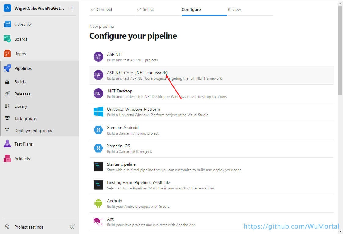 AzureDevops Pipelines 使用
