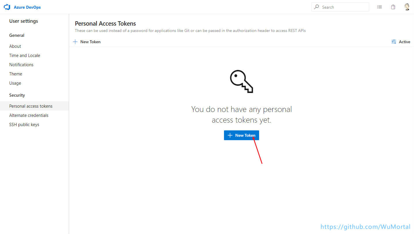 Personal Access Tokens 使用
