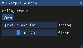 Dear PyGui Example